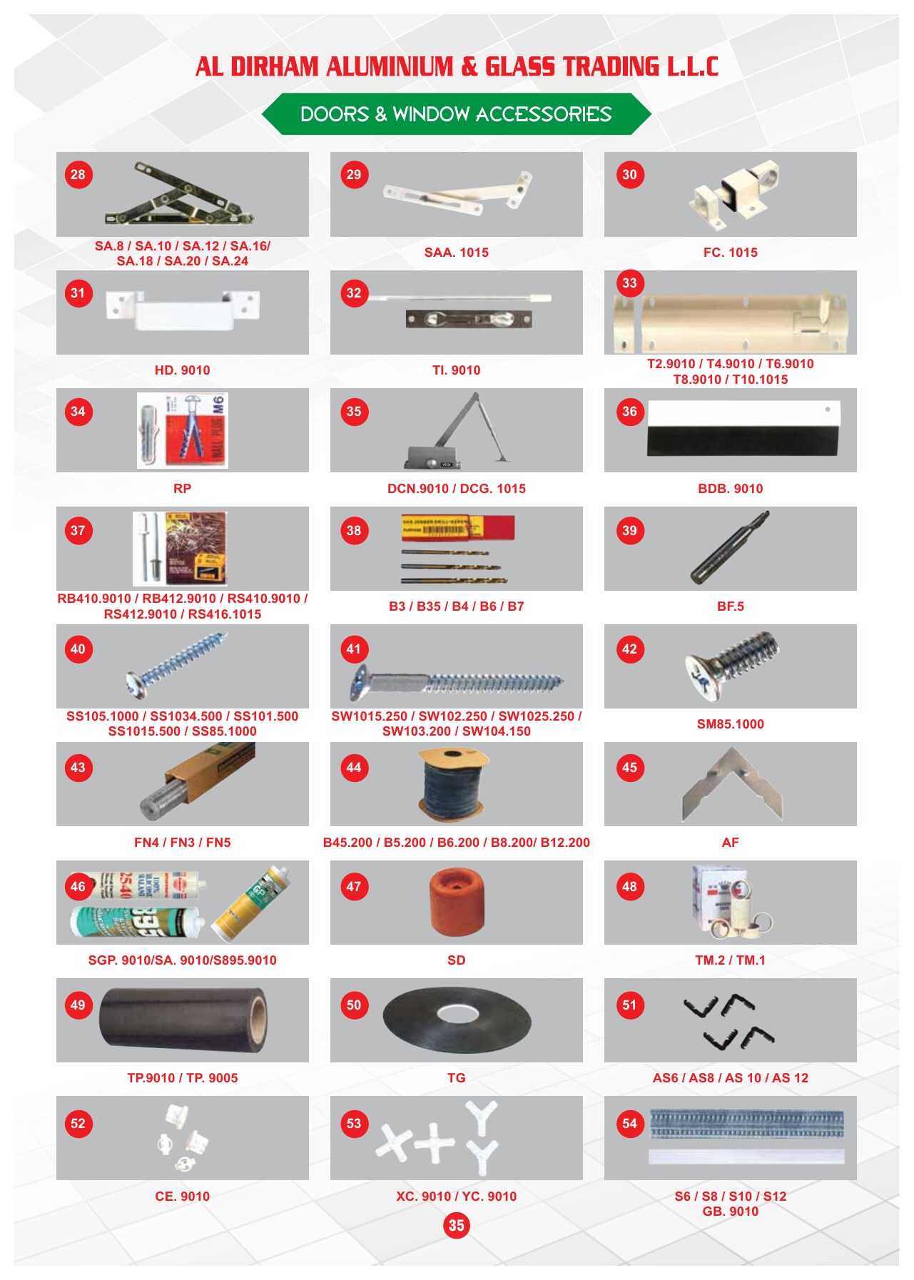 Doors & Window Accessories
